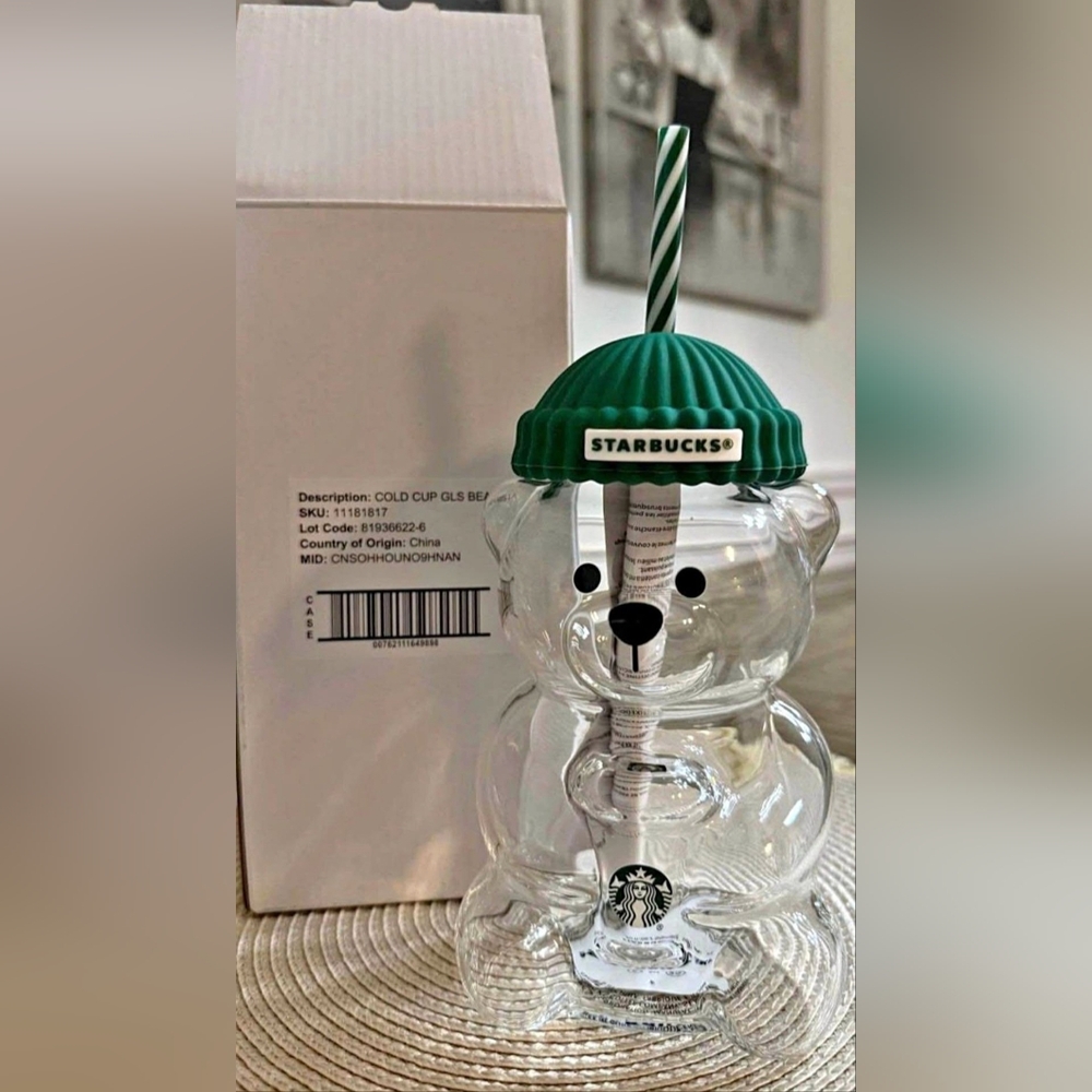 Starbucks Bearista Glass Cold Cup Limited Edition 2025